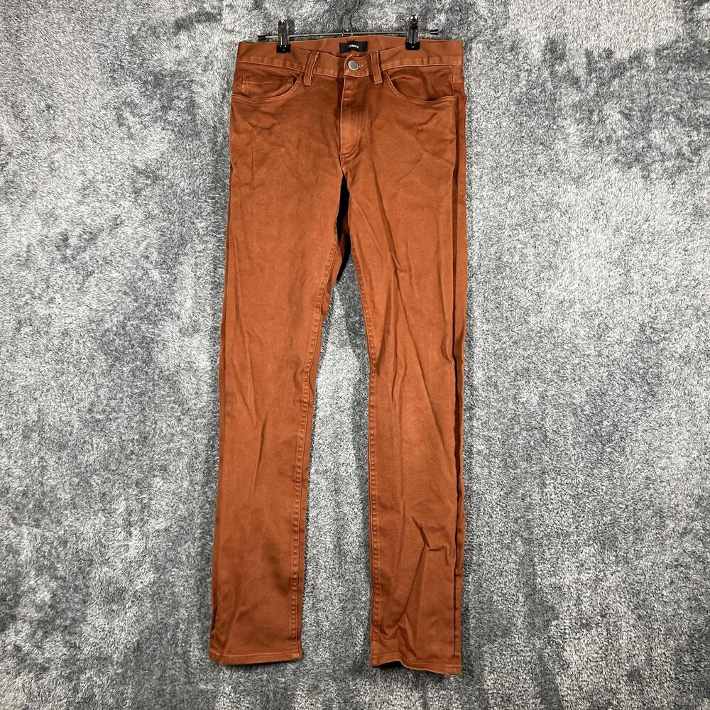 Theory Pants Mens 29x30 Brown Chino Slim Skinny Stretch 5-Pocket Casual